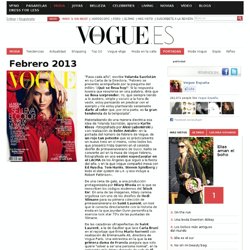 Portadas de Vogue. Revista de moda, actualidad, tendencias de moda y reportajes de desfiles