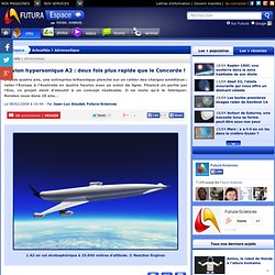 L'avion hypersonique A2 : deux fois plus rapide que le Concorde !