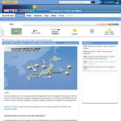 Accident nucléaire au Japon : le suivi météo - Infos de METEO CONSULT - Prévisions à 14 jours