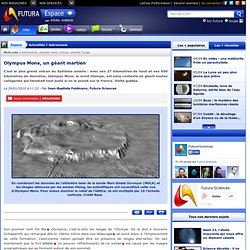 Olympus Mons, un géant martien