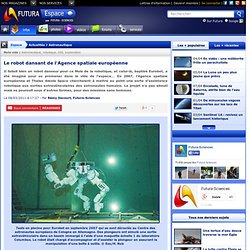 Le robot dansant de l'Agence spatiale européenne
