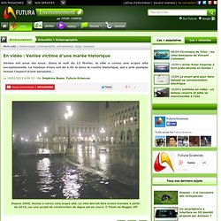 En vidéo : Venise victime d'une marée historique