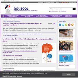 Actualités - Guide - Une école bienveillante face aux situations de mal-être des élèves