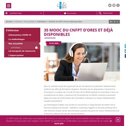 35 MOOC du CNFPT d’ores et déjà disponibles