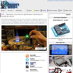 Actualités High Tech, Robot, Électronique, DIY et Arduino. - Page 2