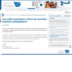 Actualités TICE - Fourgous - Dossier de presse interactif