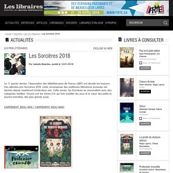 Les Sorcières 2018 – Actualités – Les prix littéraires