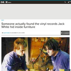 Someone actually found the vinyl records Jack White hid inside furniture