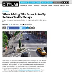 When Adding Bike Lanes Actually Reduces Traffic Delays