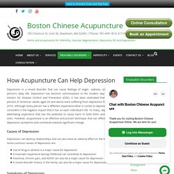 Acupuncture for Stress and Depression