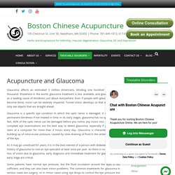 Acupuncture Glaucoma Boston