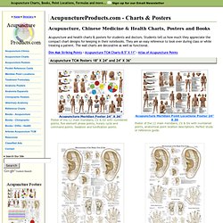 Acupuncture and Meridian Charts and Posters