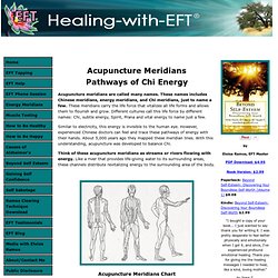 Acupuncture Meridians Pathways of Chi Energy