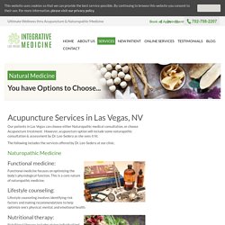 Acupuncture Therapy Offered in Las Vegas, NV