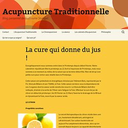 Acupuncture Traditionnelle