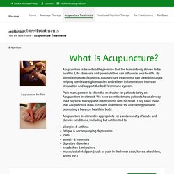 Acupuncture Treatments in Bermuda