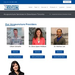 Effective Acupuncture Services in Downtown Toronto