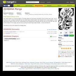 Adabana Manga - Read Adabana Manga Online for Free at Manga Fox