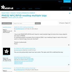 PN532 NFC/RFID reading multiple tags