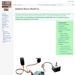 Adafruit Motor Shield V2 — MCHobby - Wiki