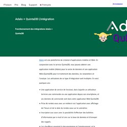 Adalo + QuintaDB L'intégration