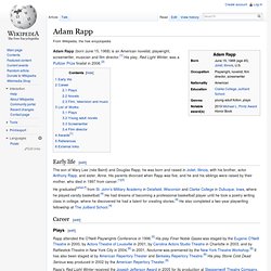 Adam Rapp