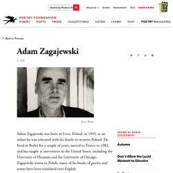 Adam Zagajewski