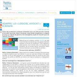 ADAPPS : le « logiciel avocat » d’Adwin.