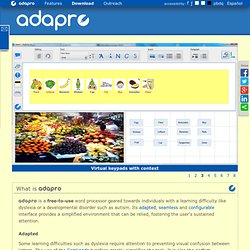 ADAPRO - Adapted Word Processor