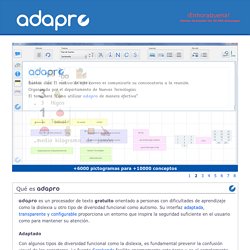 ADAPRO - Procesador de Texto Adaptado