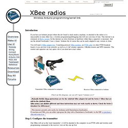 Xbee Adapter - wireless Arduino programming