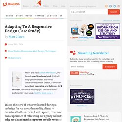 Adapting To A Responsive Design (Case Study)