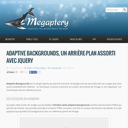 Adaptive Backgrounds, un arrière-plan assorti avec jQuery