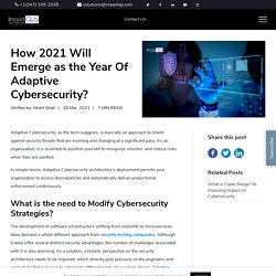 How 2021 Will Emerge as the Year Of Adaptive Cybersecurity? - ImpactQA