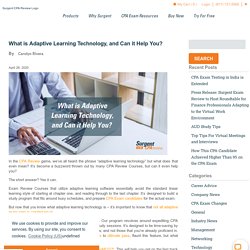 What is Adaptive Learning Technology?