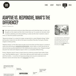 Adaptive vs. Responsive, what’s the difference?