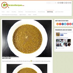 Adasi (Lentil Soup) - Persian Recipes