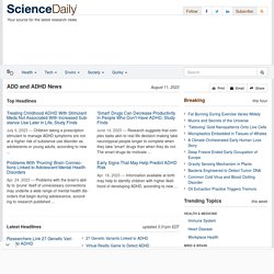Science Daily ADHD