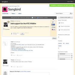 Add support for the HTC Wildfire