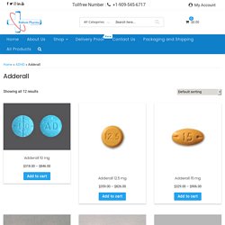 Buy Adderall Online From A Reliable Pharmacy At An Effective Price