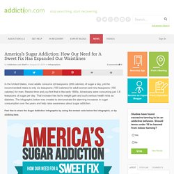 America’s Sugar Addiction: How Our Need for A Sweet Fix Has Expanded Our Waistlines