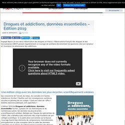 Drogues et addictions, données essentielles - Édition 2019