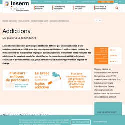 Addictions Circuit Récompense INSERM