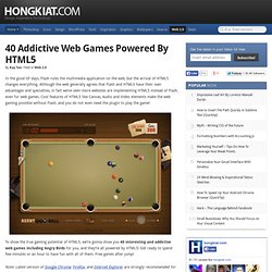 40 Addictive Web Games Powered by HTML5