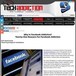 Why Is Facebook Addictive? Twenty Reasons For Facebook Addiction -