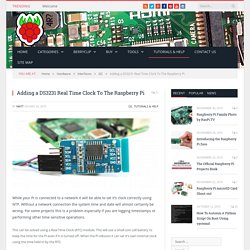 Adding a DS3231 Real Time Clock To The Raspberry Pi