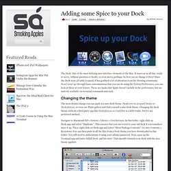 Adding some Spice to your Dock