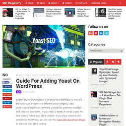 How to Adding Yoast SEO WordPress Plugin to Your WordPress Site