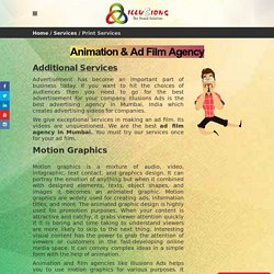 Additional Services – Animation & Ad Film Agency - Illusions Ads