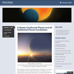 A Newly Confirmed Planet and 42 Additional Planet Candidates « Planet Hunters